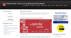 Desktop Screenshot of coacanarias.org