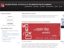 Tablet Screenshot of coacanarias.org